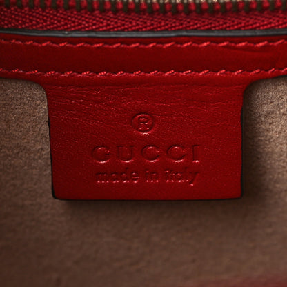 Gucci Calfskin Sylvie Web Large Queen Margaret Top Handle Bag Blue Agata Hibiscus Red Mystic White Sugar Pink 6 of 10