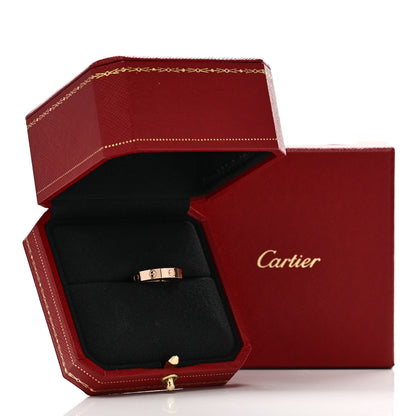 Cartier 18K Pink Gold 3.5mm LOVE Wedding Band Ring 53 6.5 5 of 5