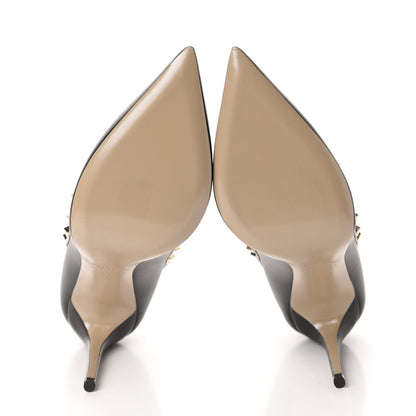 Valentino Garavani Nappa Rockstud 100mm Pumps 41 Black Poudre 6 of 10