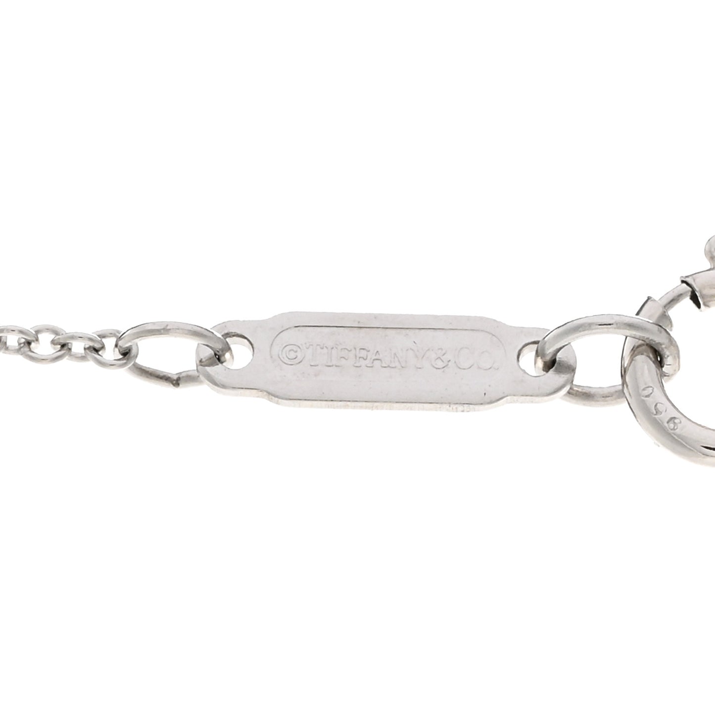 Platinum Diamond Swing Pendant Necklace