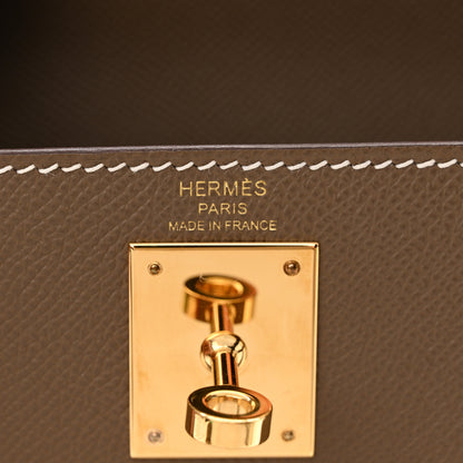 Hermes Epsom Kelly Sellier 28 Etoupe 6 of 11