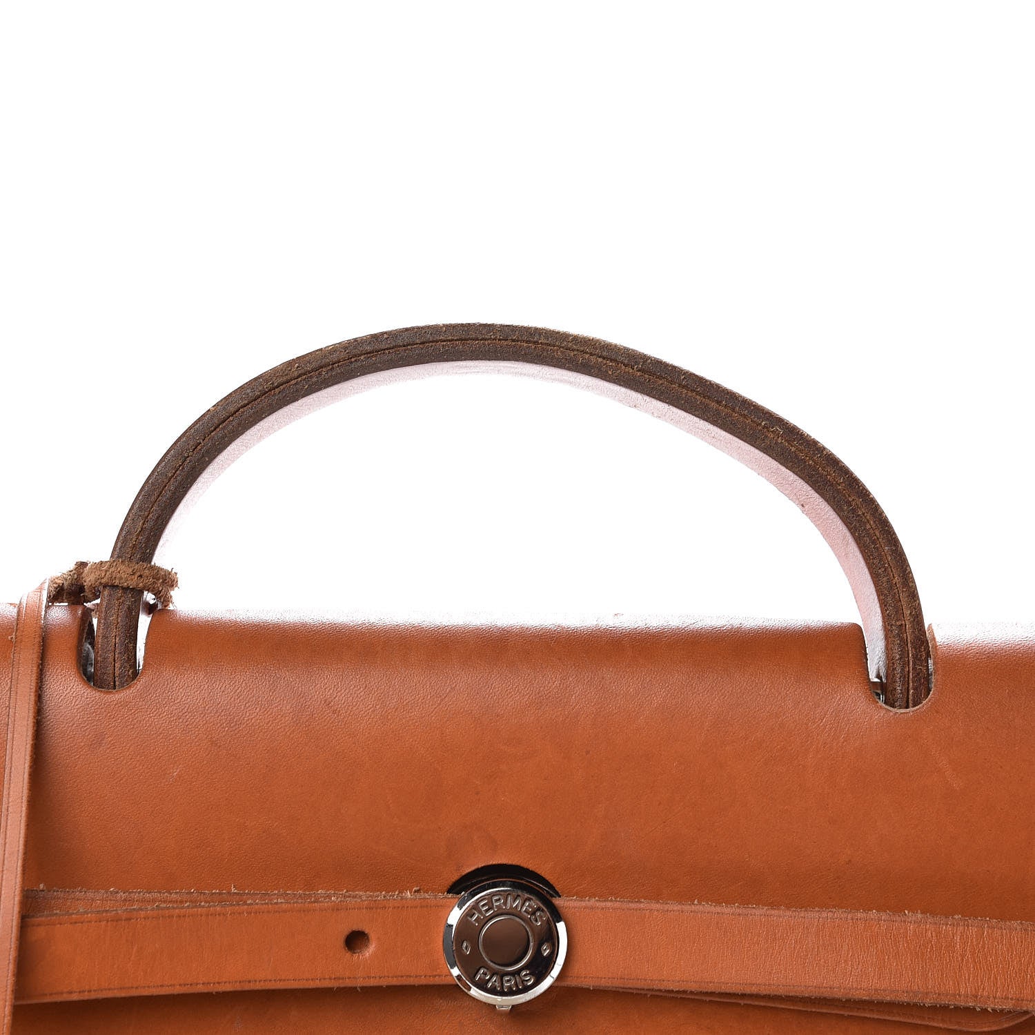 Hermes Toile Vache Calfskin Herbag 40 GM Natural 19 of 29