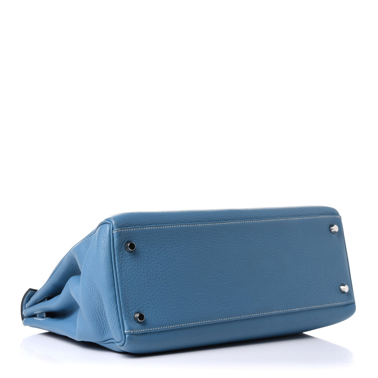 Hermes Taurillon Clemence Kelly Retourne 35 Blue Jean 4 of 11