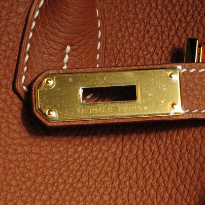 Hermes Togo Birkin 35 Gold 7 of 23