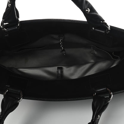 Chanel Lambskin East West Soho Shopper Black 5 of 9