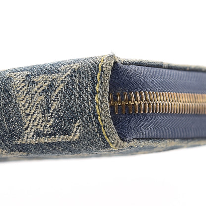 Louis Vuitton Monogram Denim Zippy Wallet Blue 9 of 14