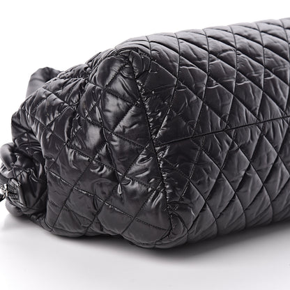 Chanel Nylon Coco Cocoon Bowler Black 9 of 10