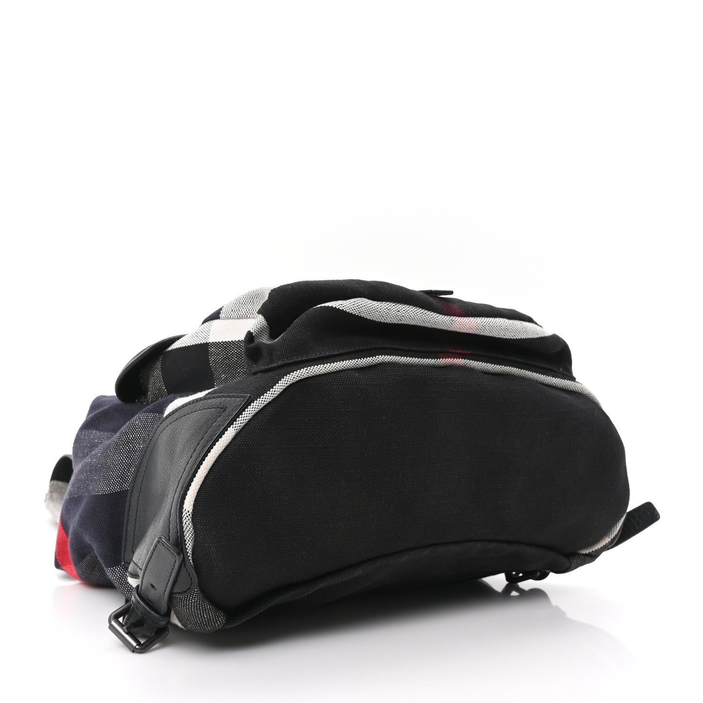 Canvas Mega Check Korbin Backpack Black