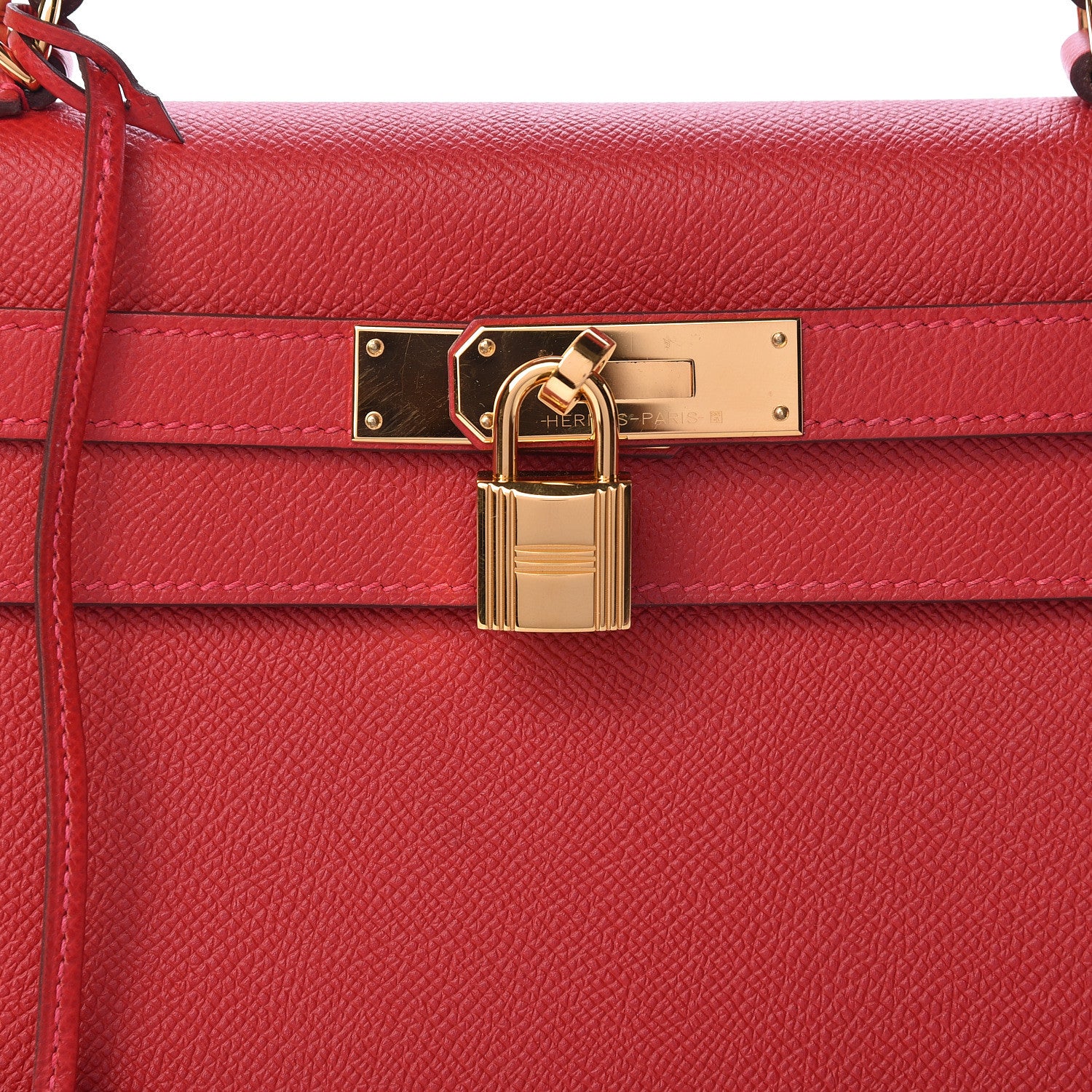 Hermes Epsom Kelly Sellier 28 Rouge Casaque 39 of 40