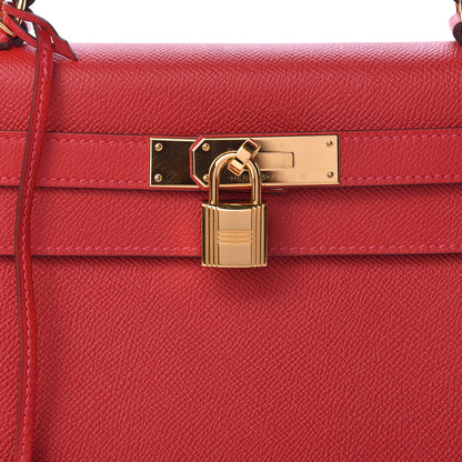 Hermes Epsom Kelly Sellier 28 Rouge Casaque 39 of 40