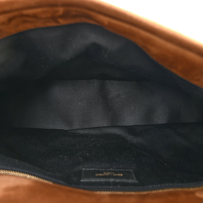 Saint Laurent Suede Large Calypso Caramel Cognac 5 of 10