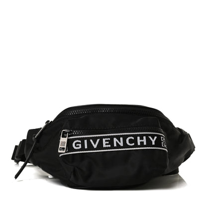 Givenchy Nylon Light 3 Bum Bag Black White 1 of 11