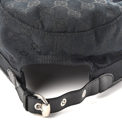 Gucci Monogram Military Horsebit Buckle Cap S Black 5 of 7