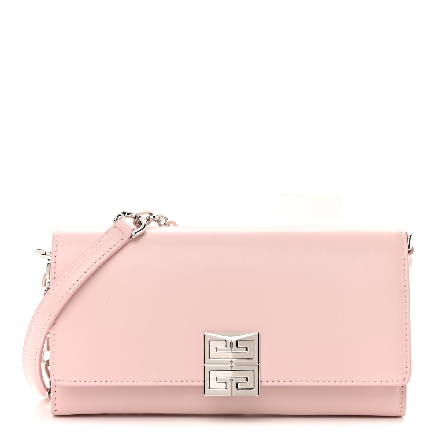 Box Calfskin 4G Wallet on Chain Pale Pink