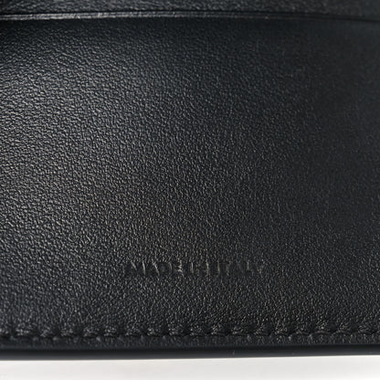 Celine Calfskin Compact Triomphe Wallet With Coin Purse Black 7 of 7