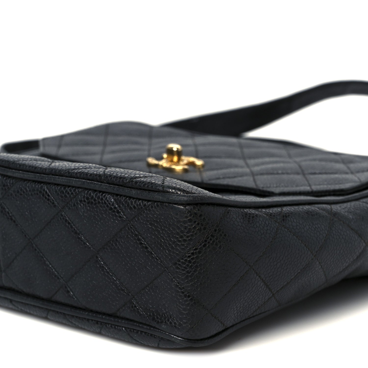 Chanel Caviar Quilted Flap Camera Case Black 11 of 11