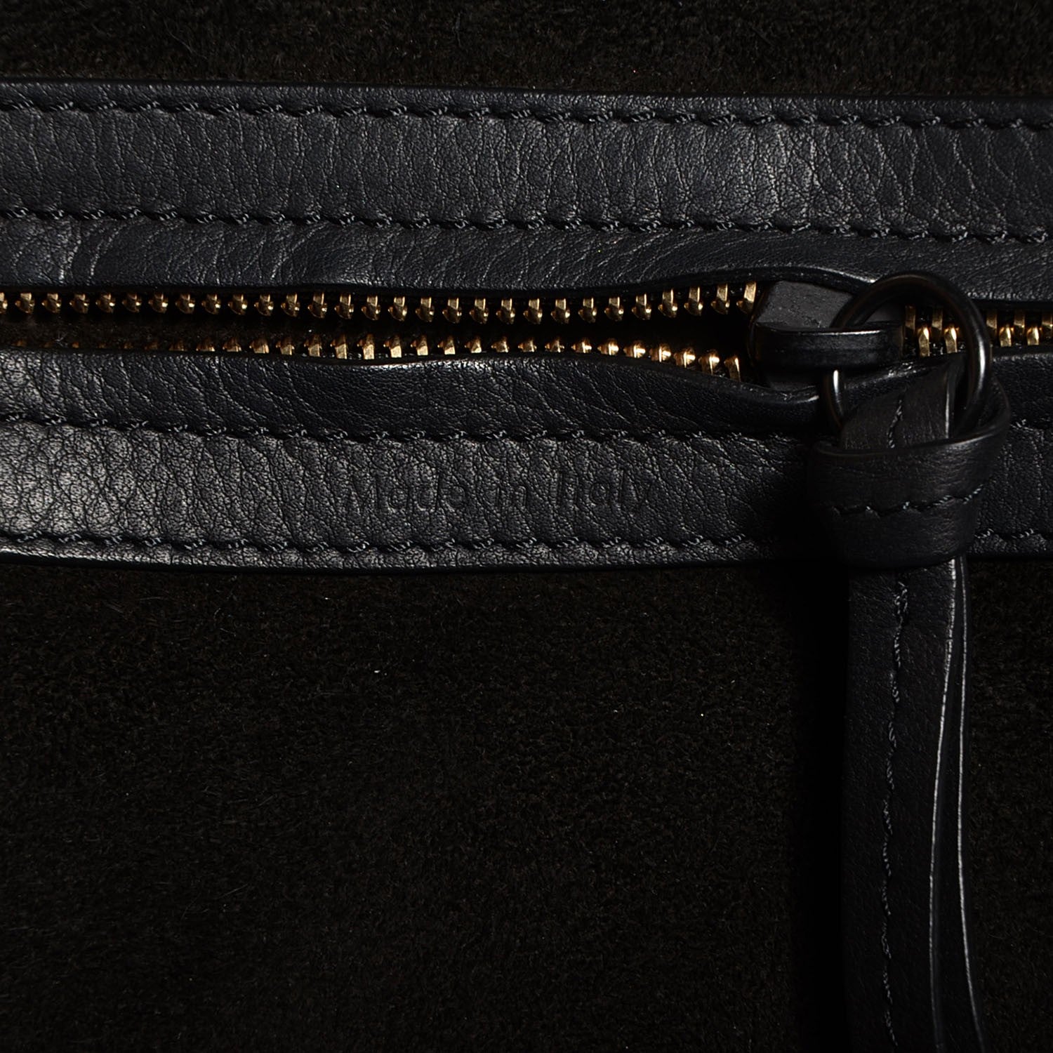 Celine Supple Calfskin Medium Phantom Luggage Black 6 of 8