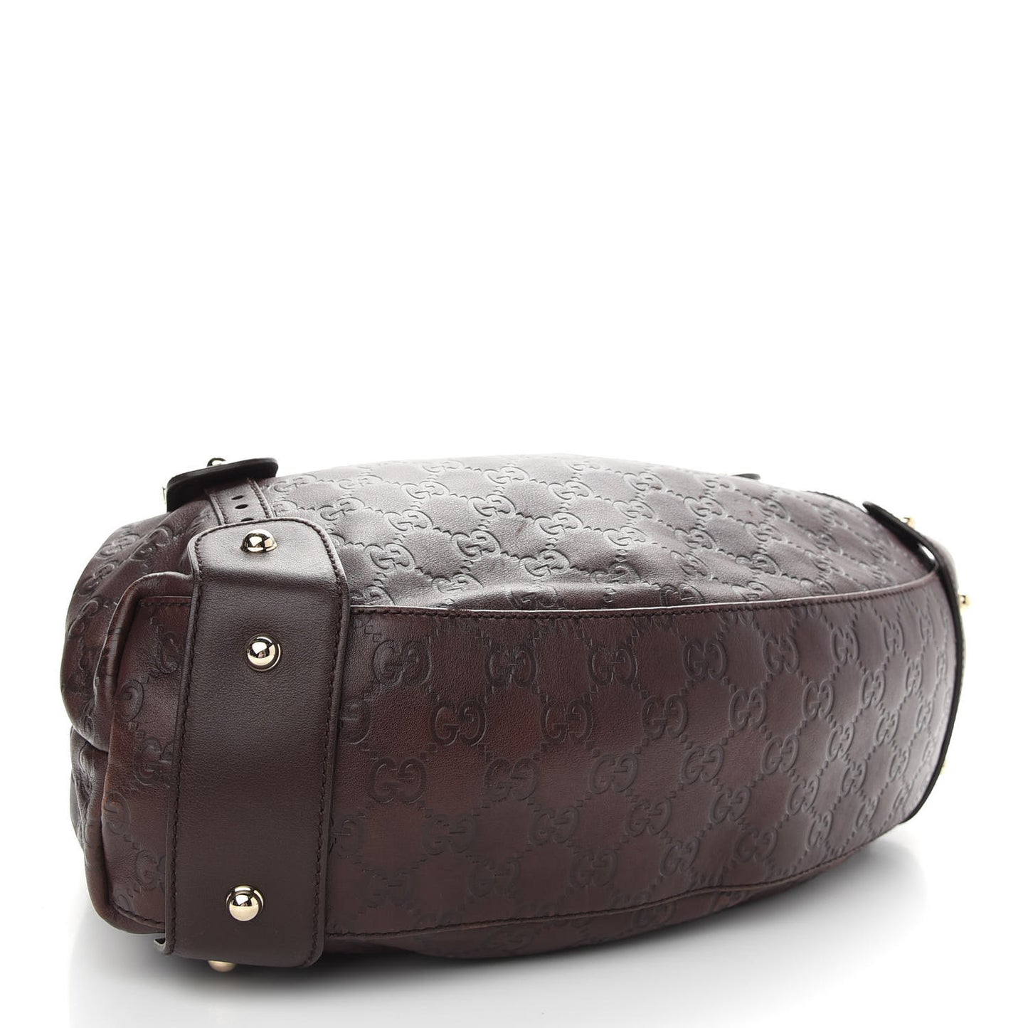 Guccissima Small Pelham Shoulder Bag Chocolate