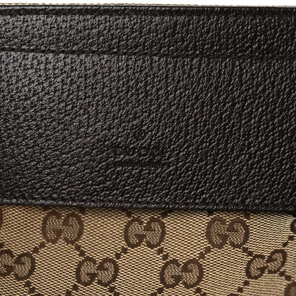 Gucci GG Monogram Double Pocket Belt Bag Dark Brown 13 of 16