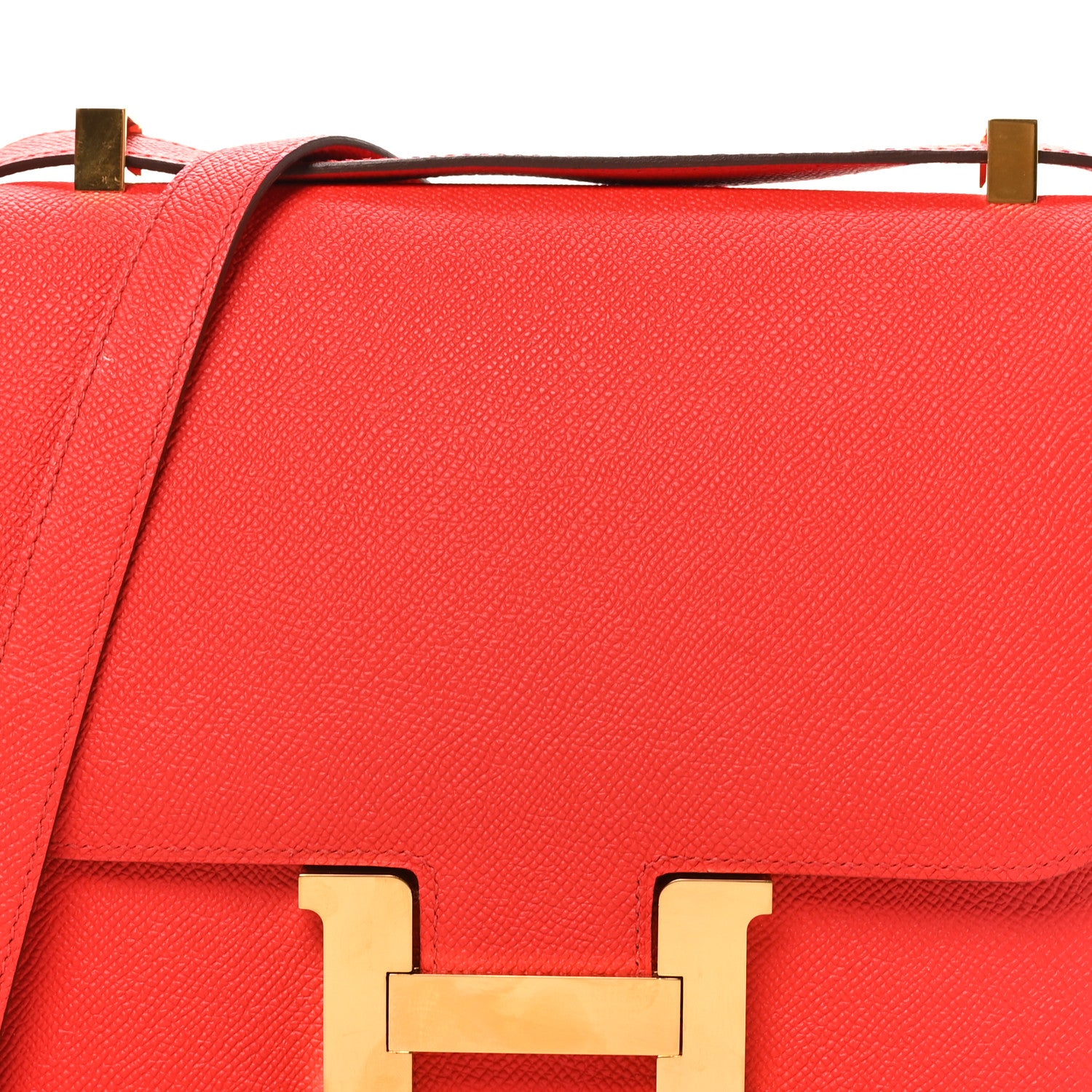 Hermes Epsom Constance 24 Rouge de Coeur 8 of 10