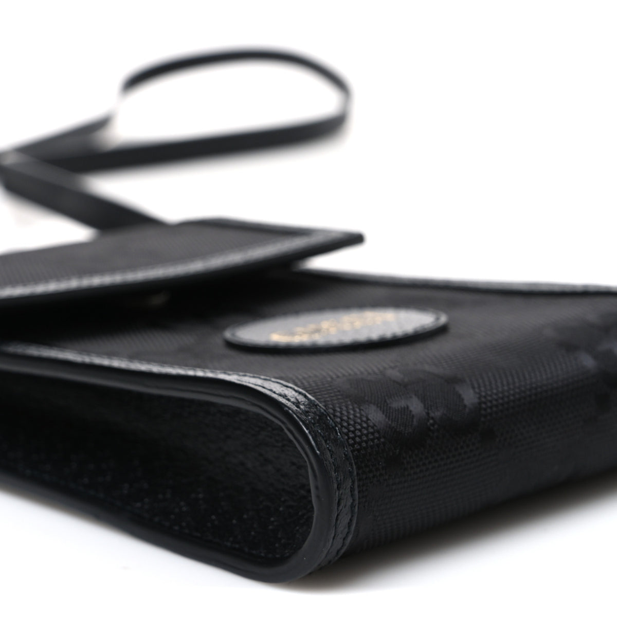 Econyl Nylon Monogram Off The Grid Crossbody Bag Black