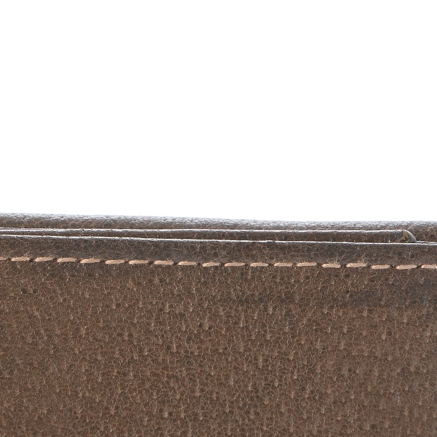 Calfskin Web Wallet Brown