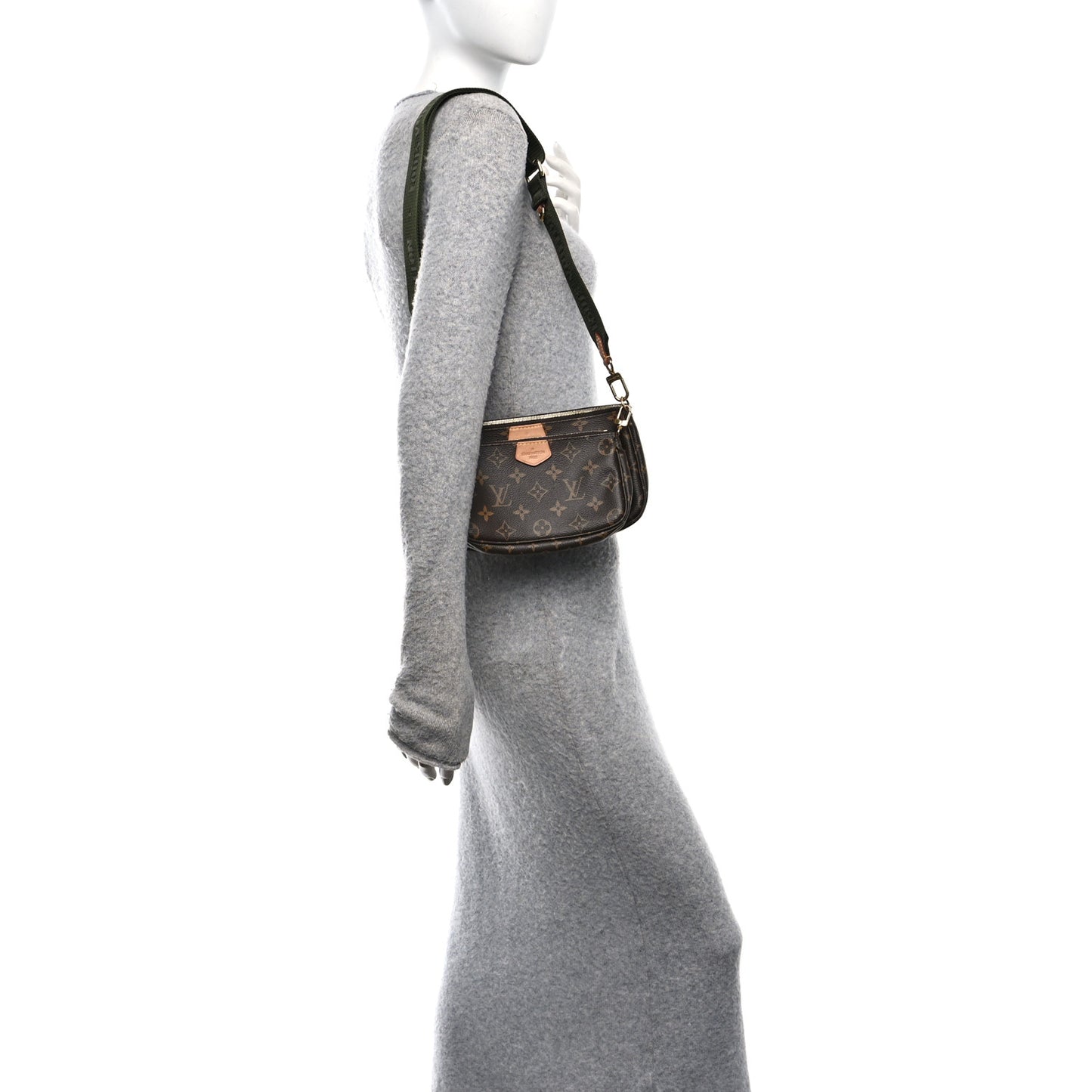 Monogram Multi Pochette Accessories Kaki