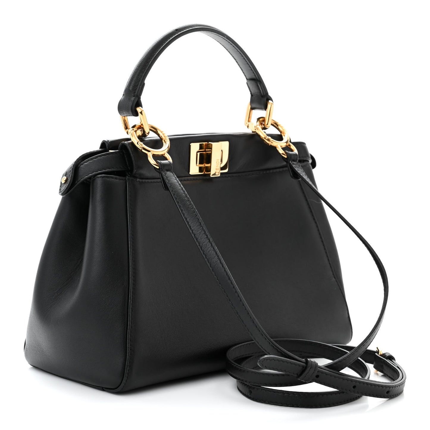 Nappa Mini Peekaboo Iconic Satchel Black