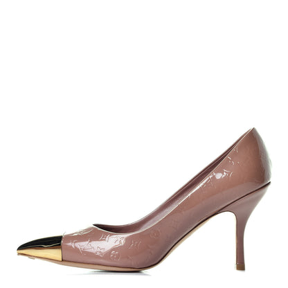 Louis Vuitton Vernis Allamanda Pumps 36 Rose Velours 1 of 8