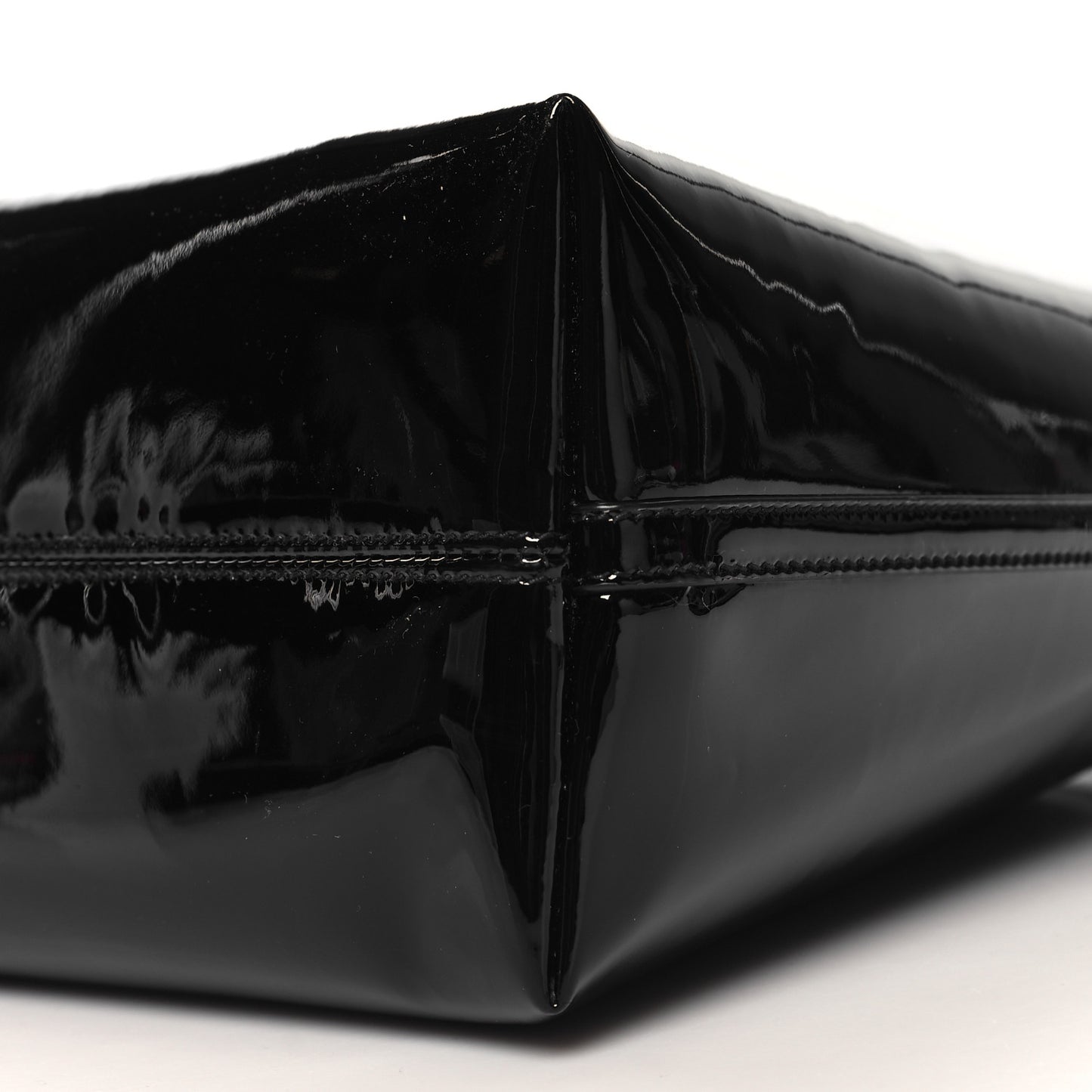 Patent Calfskin Rendez-Vous Hobo Black