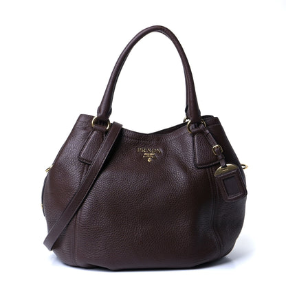 Prada Vitello Daino Tote Caffe 1 of 4