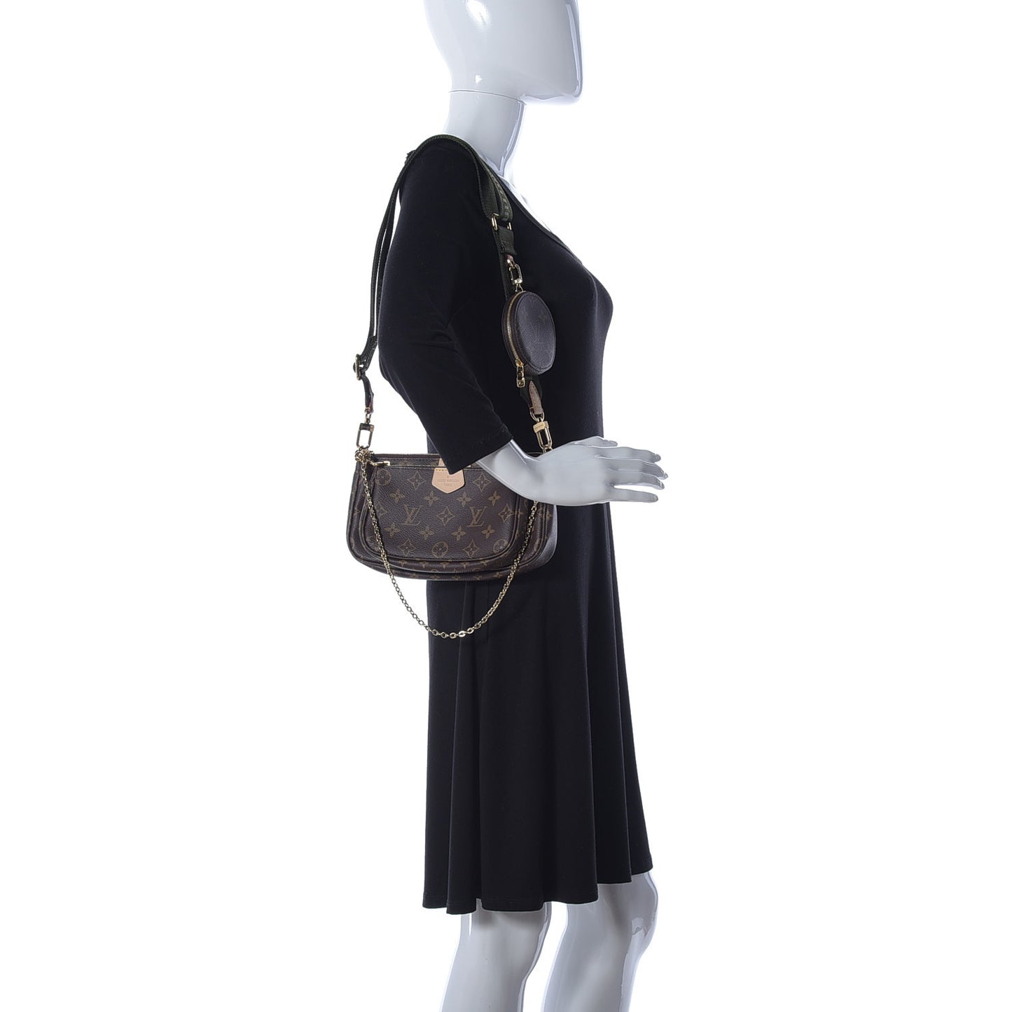 Monogram Multi Pochette Accessories Kaki