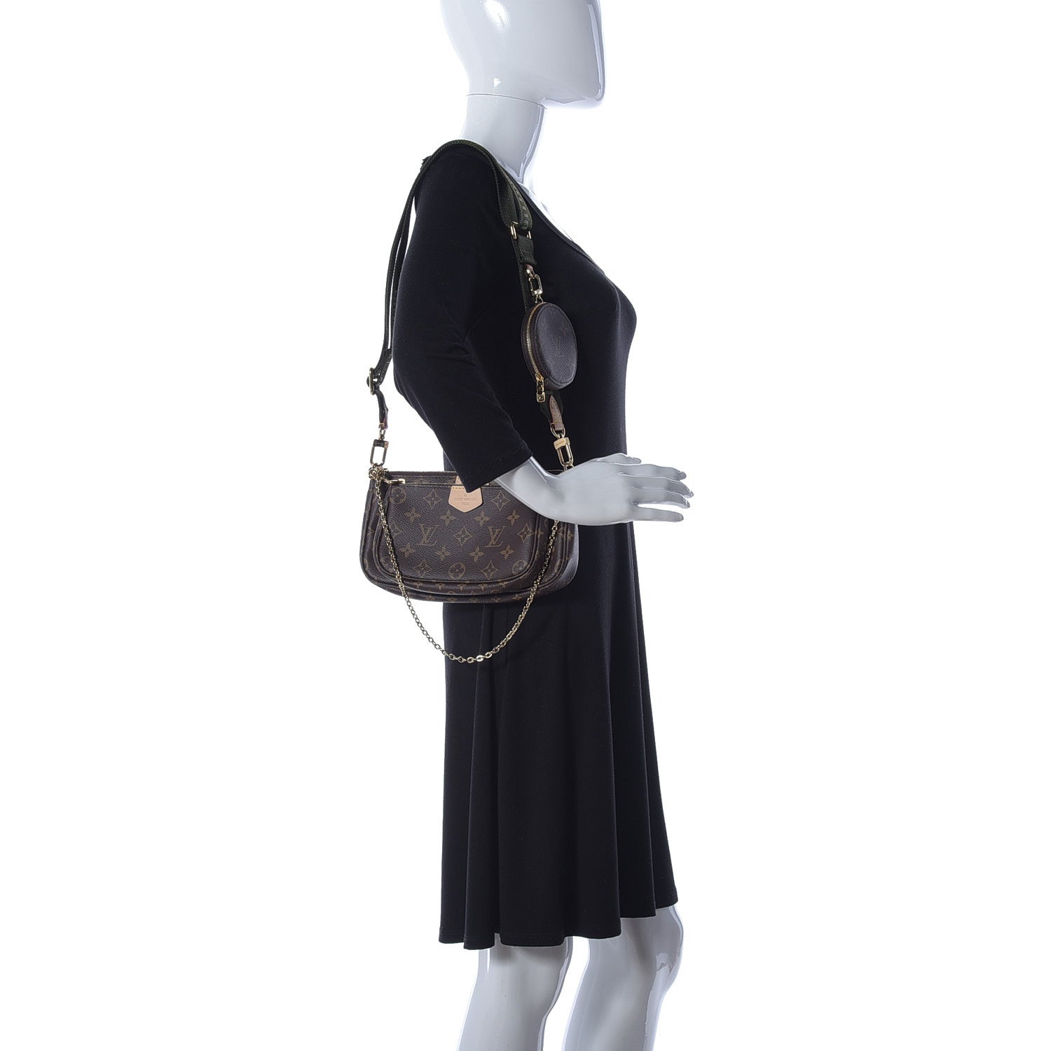 Louis Vuitton Monogram Multi Pochette Accessories Kaki 3 of 13