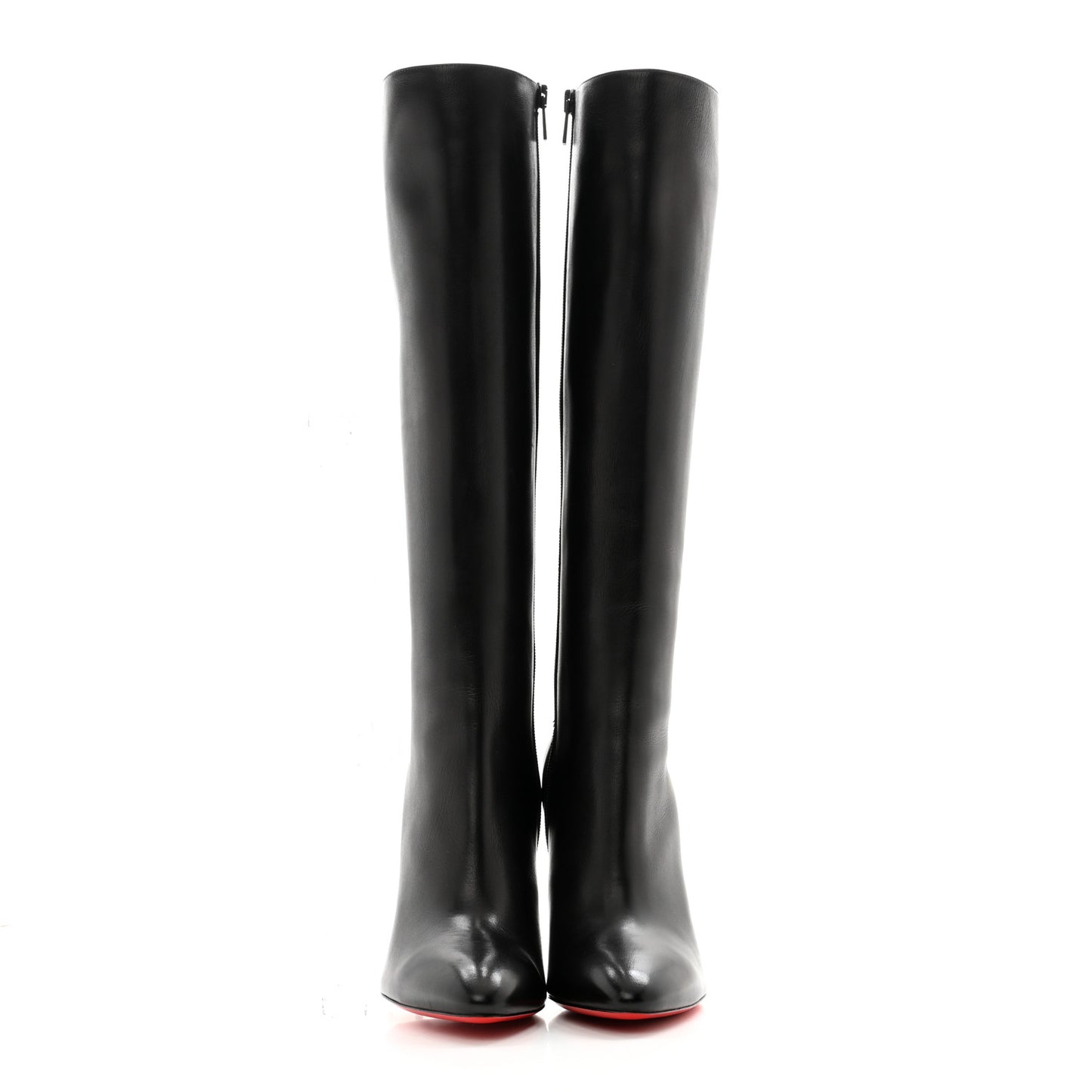 Calfskin Eloise Botta 85 Knee Boots 38.5 Black
