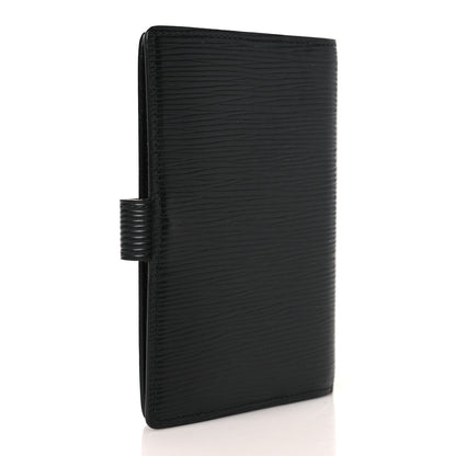 Louis Vuitton Epi Small Ring Agenda Cover Black 3 of 6