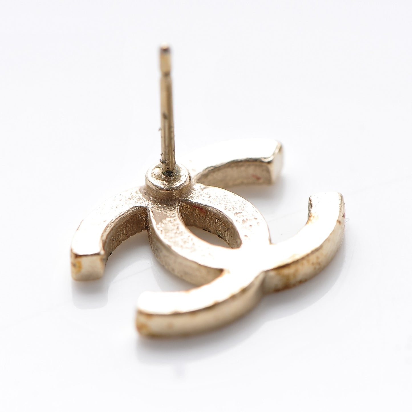 Crystal CC Earrings Gold