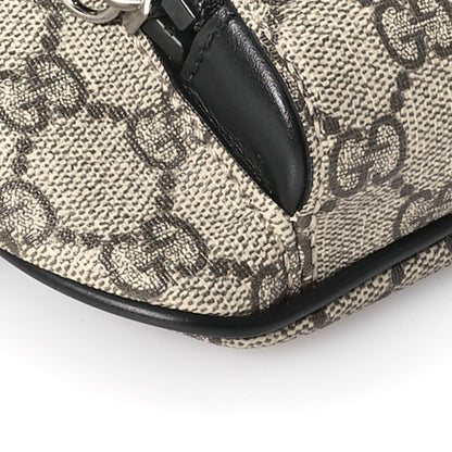 Gucci GG Supreme Monogram Belt Bag Black 9 of 10