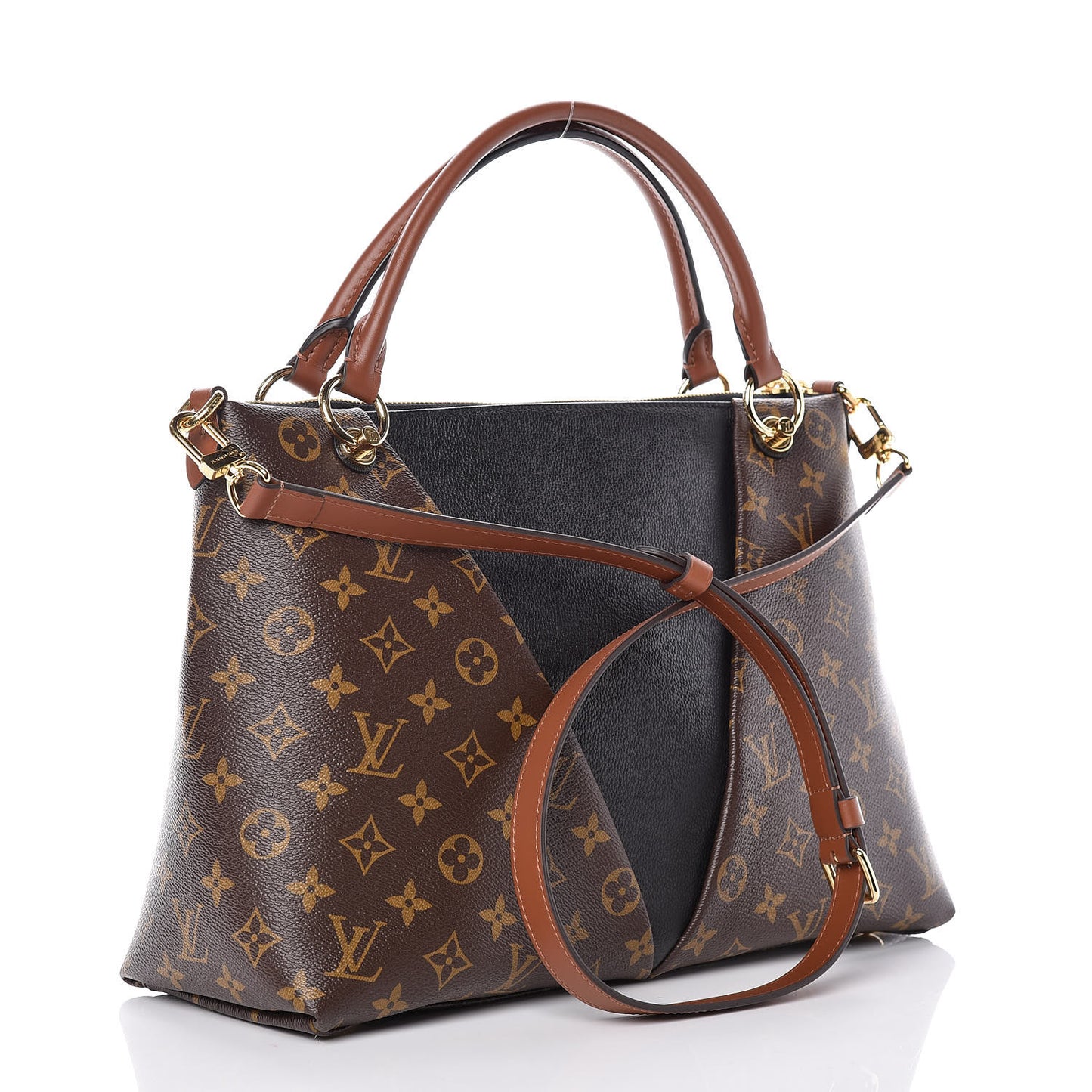 Monogram V Tote MM Black