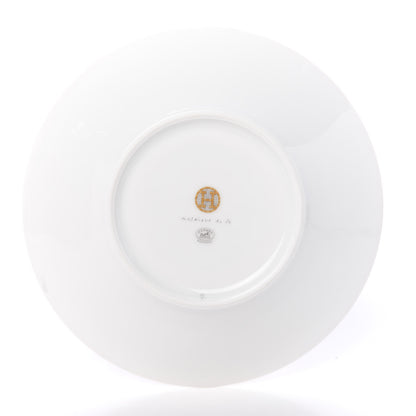 Hermes Porcelain Mosaique Au 24 Gold Tea Cup And Saucer Set Of 2 10 of 12
