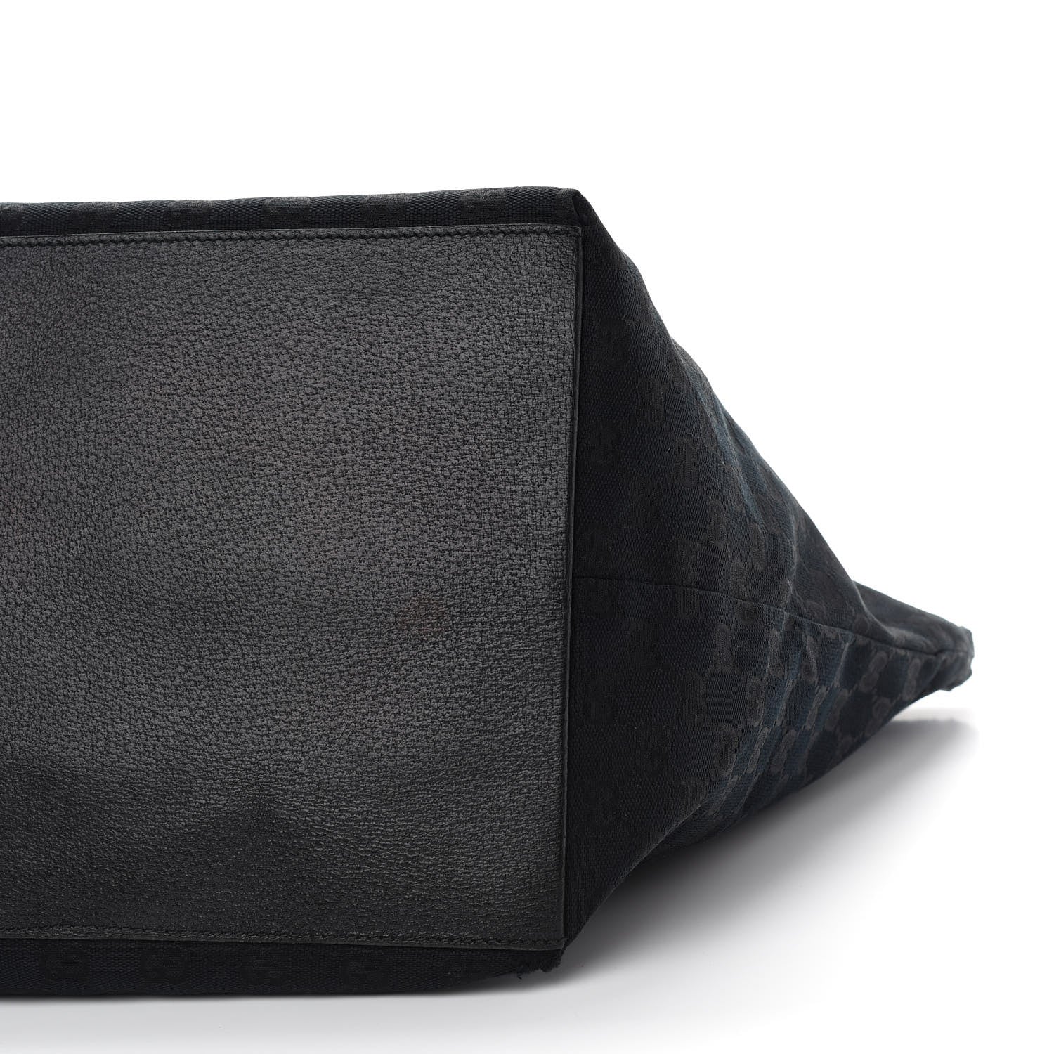 Gucci GG Monogram Large Web Handle Bucket Tote Black 9 of 9