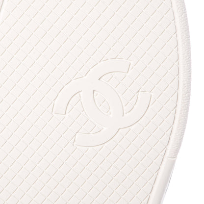 Chanel x Pharrell Williams Mens Canvas Sneakers 43 White 7 of 11