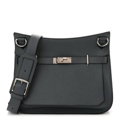 Hermes Taurillon Clemence Jypsiere 31 Bleu Ocean 1 of 11