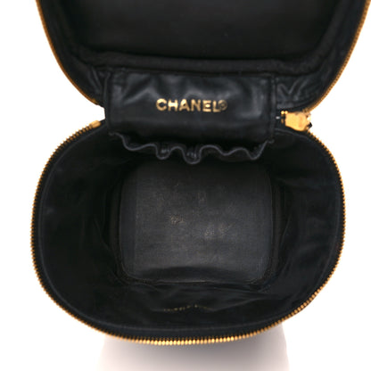 Chanel Caviar Vanity Cosmetic Case Black 5 of 11