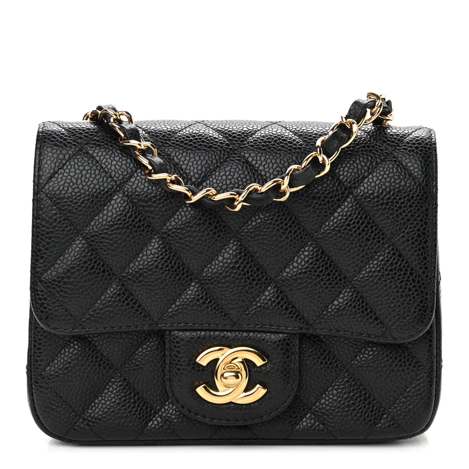 Chanel Caviar Quilted Mini Square Flap Black 1 of 12