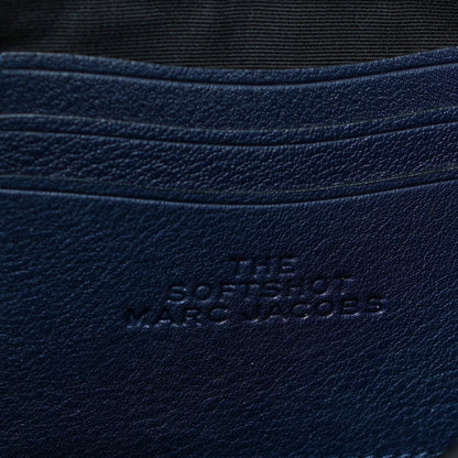 Marc Jacobs Supple Natural Grain Calfskin The Softshot 27 Bag Navy 5 of 11