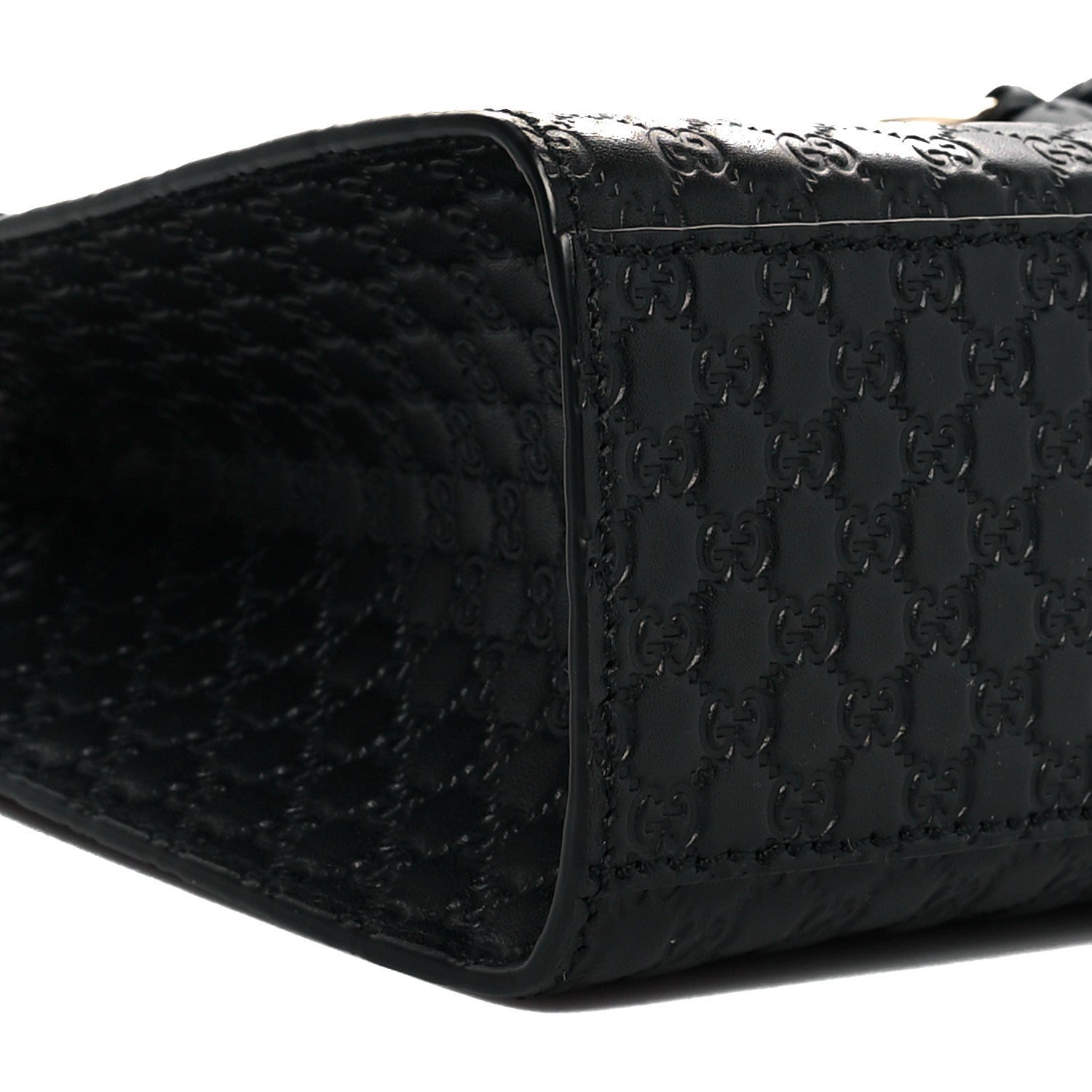 Gucci Microguccissima Medium Emily Chain Shoulder Bag Black 9 of 10