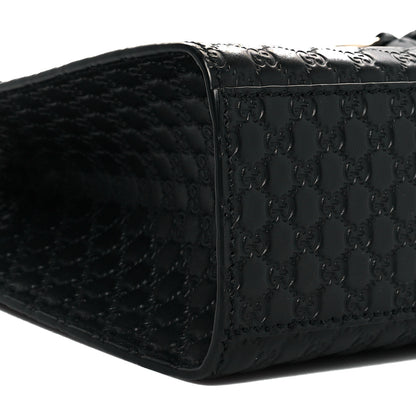 Gucci Microguccissima Medium Emily Chain Shoulder Bag Black 9 of 10