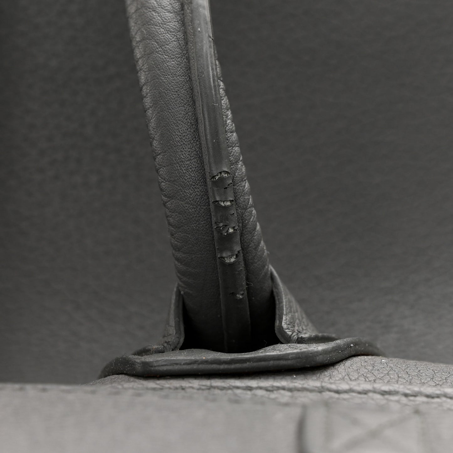 Baby Drummed Calfskin Micro Luggage Kohl
