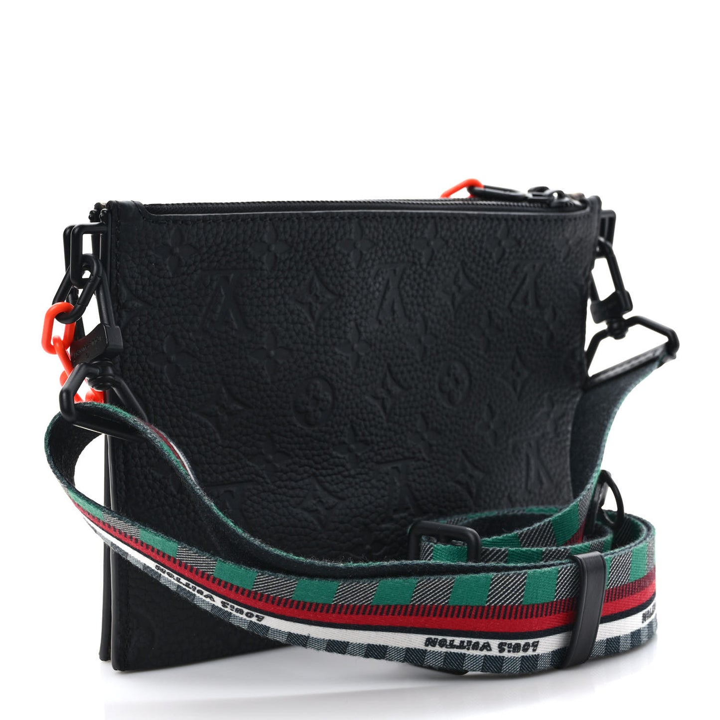 Taurillon Monogram Trio Messenger Black Multicolor