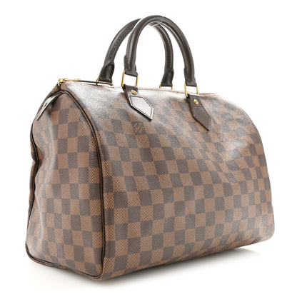 Louis Vuitton Damier Ebene Speedy 30 3 of 11